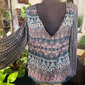 Pretty Boho Blouse by Anthropologie